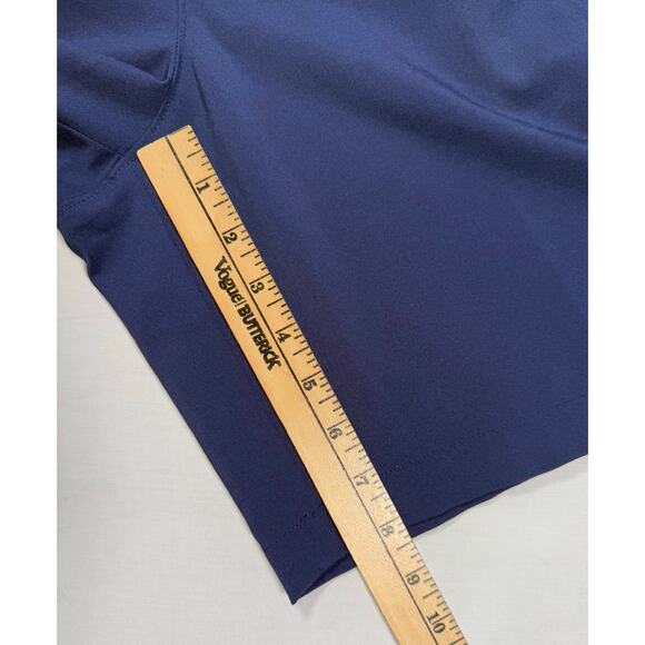 Southern Proper Flat Front Cotton Shorts Navy Size 38 - Picture 9 of 9